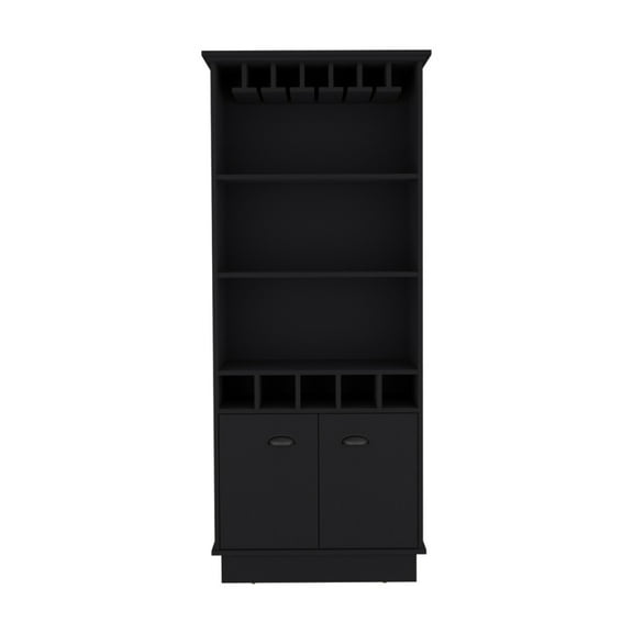 Miekor Furniture Bar Cabinet Taholah, Living Room, Black B5A8820