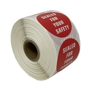 2" Round Sealing Labels for Food Delivery (12 Rolls/Case, 725 Labels/Roll)