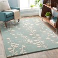 thumbnail image 2 of Surya ATH5158-268 2 ft. 6 in. x 8 ft. Athena Hand Tufted Rug, Mint & Ivory, 2 of 7