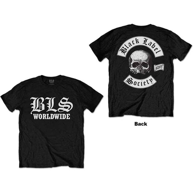 Black Label Society Unisex T-Shirt Worldwide (Back Print)