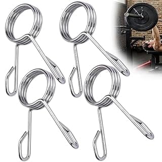 Collares con clip de resorte Abrazaderas olímpicas para barra de 2 pulgadas Clips para mancuernas Clips para barra de pesas para levantamiento de pesas Levantamiento de pesas Entrenamiento de fuerza (