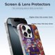 thumbnail image 3 of Funda de TPU Inside Out para iPhone 16 Pro Max: ultrafina, a prueba de golpes, antiamarilleo, resistente a arañazos, compatible con carga inalámbrica, agarre mejorado, estilo transparente., 3 of 7