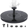 thumbnail image 1 of INF Water fountain solar powered 16 cm Black _Perfect Gift, 1 of 5