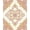 Pink, Pattern 2, variant on Design&I 8'x10' Washable Area Rug Snag-Free Circle Tied Seats Ribbon Symmetrical Motifs Pink Shaped for Dining Room, Large Office, Lounge