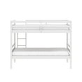 thumbnail image 2 of HH2Home Essentials Campbell Wood Twin over Twin Bunk Bed, White, 2 of 13