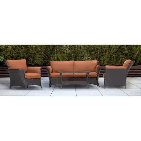 Hanover Strathmere Allure 4-Piece Indoor/Outdoor Lounging Set