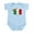 Sky Blue, variant on CafePress - Made In Mexico Infant Bodysuit - Baby Light Bodysuit, Size Newborn - 24 Months