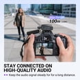 thumbnail image 3 of FIFINE M9 Dual Wireless Lavalier Microphones with Receiver for iPhone/Android/Camera, Mini Mics, Mute, 50m Stable Connect for Vlog, Podcast, Interview, 3 of 10