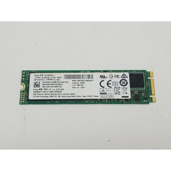 Pre-Owned Liteon CV3 CV3-8D256-11 256 GB M.2 80mm Solid State Drive (Good)