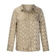 thumbnail image 4 of Long Sleeve Tops for Women Button up Shirts Casual Print Fashion Top, 4 of 8