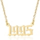 thumbnail image 1 of Collar con colgante de número de año de nacimiento, collar de acero inoxidable con número de oro y cumpleaños, joyería de cadena para mujer y niña Xemadio LRWJ198-9, 1 of 6