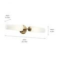 thumbnail image 5 of 55074CPZ Kichler Lighting Truby - 2 Light Bath Vanity In Contemporary Style-4.5 Inches Tall and 20.75 Inches Wide-Champagne Bronze Finish, 5 of 12