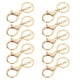 thumbnail image 5 of Accesorios para llaves, 10 piezas de llavero chapado, llavero vintage, llavero retro, elaborado por expertos, 5 of 14
