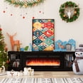 thumbnail image 6 of Breezestival 80" Fireplace TV Stand, Entertainment Center with 50" Electric Fireplace, Media Console Table Designed for Living Room, Black, 6 of 8