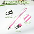thumbnail image 2 of Uxcell Paracord Lanyard, Heavy Duty Keychain Necklace Lanyard Pink, 2 of 7