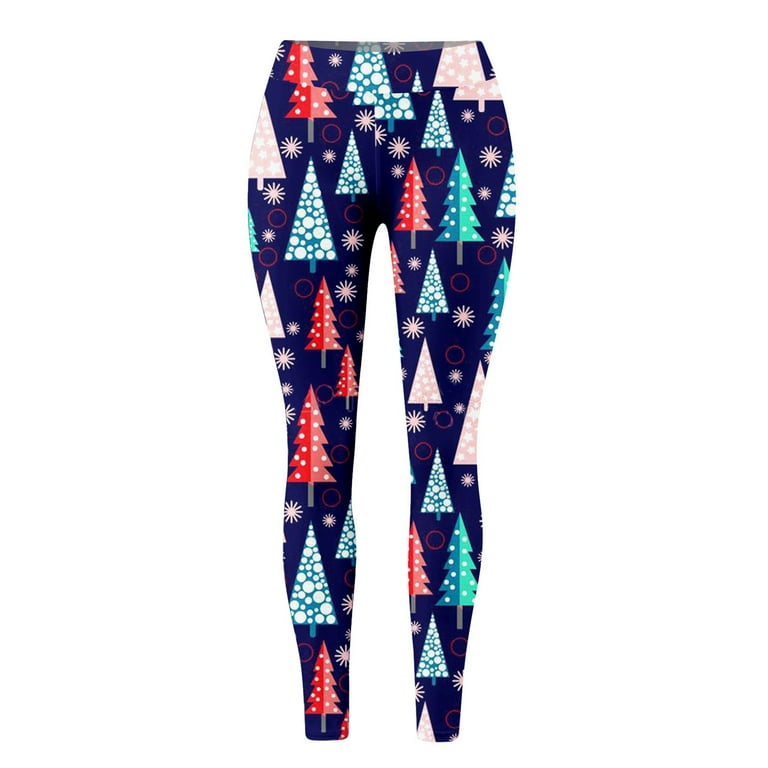 SZXZYGS Flannel Lined Leggings for Women Winter Womens Casual Comfort Printed Leggings Yoga Pants Long Pants