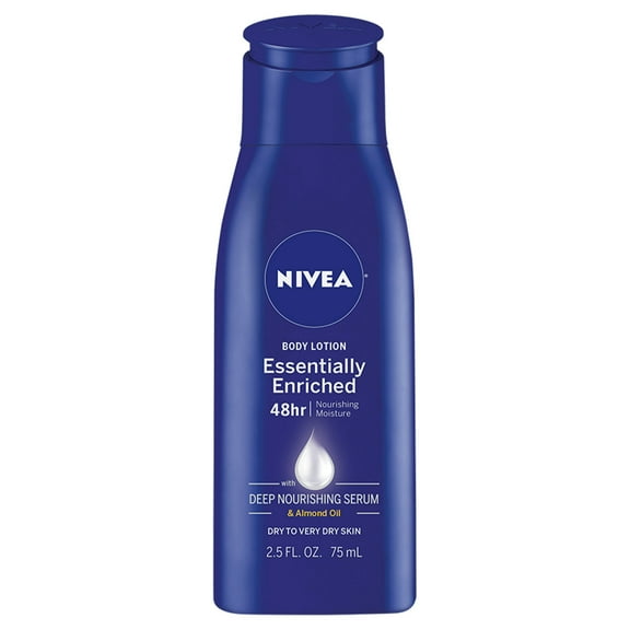 Nivea Essentially Enriched Body Lotion, Travel Size, 2.5 Oz..