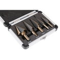 thumbnail image 4 of PENGXIANG 5pcs HSS Cobalt Multiple Hole 50 Sizes Step Drill Bit Set Tools w/ Aluminum Case, 4 of 6