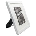 thumbnail image 2 of The Display Guys Set 6 White Solid Pine Wood 5x7 Picture Frames w/ 2 Mats for 4x6 Picture, Tempered Glass Display w/ Easel, 2 of 7