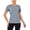 Grey, variant on Women's Short Sleeve Quick Dry T-Shirt, Crew Neck Athletic Shirts for Golf Running , Breathable UPF 50 ( Black L )