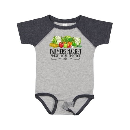 

Inktastic Farmers Market Fresh Local Produce Gift Baby Boy or Baby Girl Bodysuit