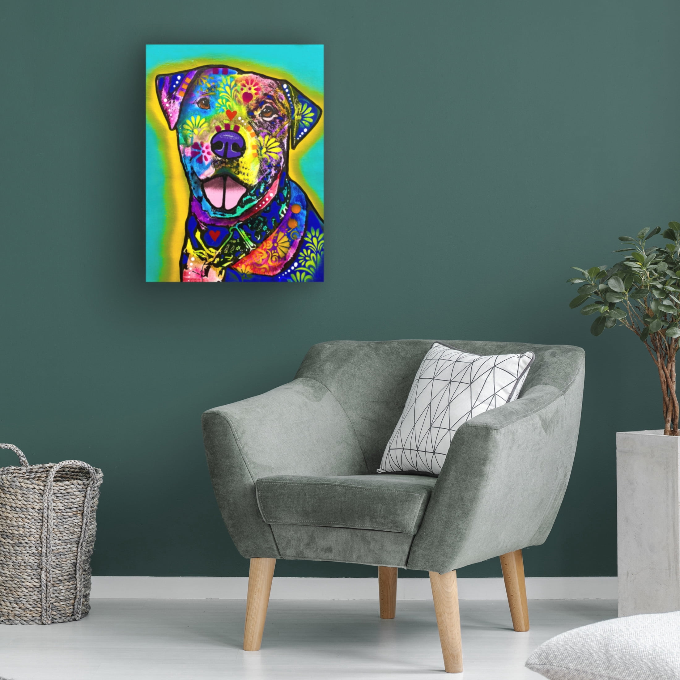 Canvas Wall Art - Dean Russo 'Laugh' Wall Art for Living Room, Bedroom, or Office Décor by Trademark Fine Art - 24 x 32 Inches