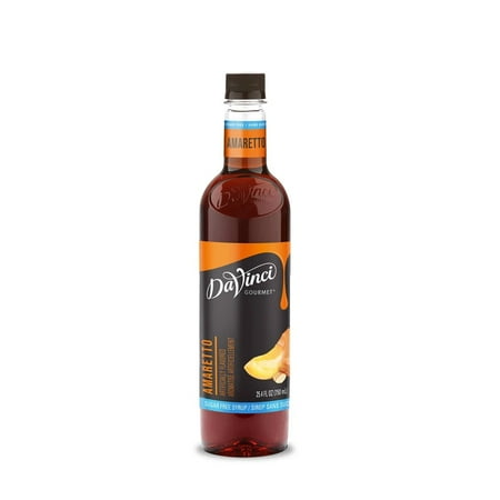 Da Vinci Sugar Free Syrup, Amaretto, 750 mL (Glass)