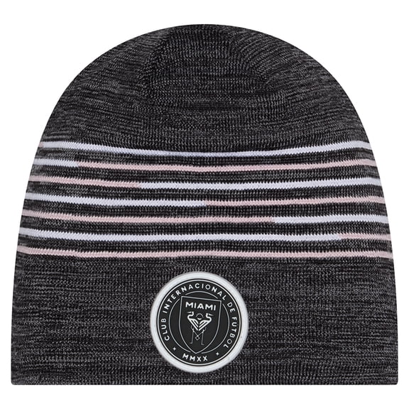Men's New Era Black Inter Miami CF 2026 Kickoff Knit Hat