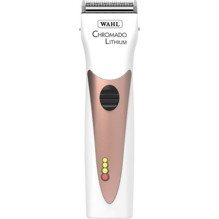 Wahl Professional Animal Chromado Lithium Pet, Dog, Cat, & Horse Corded/Cordless Clipper Kit, White & Rose Gold (#41871-0435) (B07RHCLNQ8)