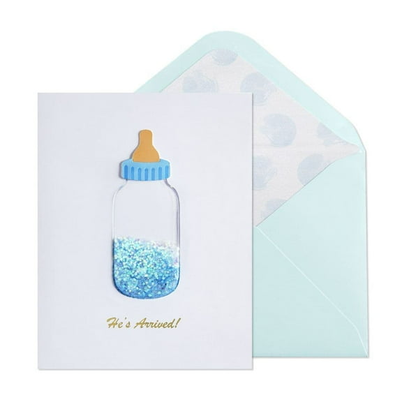 NIQUEA.D, Baby Bottle Boy New Baby Card