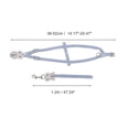 thumbnail image 4 of Unique Bargains Bunny Style Pet Leash Kit Ergonomic Dog Leash Kit for Dog 63" Long Blue, 4 of 6