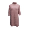 thumbnail image 4 of BONIXOOM Sweaters For Women Trendy Modern Fit Sweater Pullover Vacation Turtleneck Fall Sweater Pink L(US:8), 4 of 6