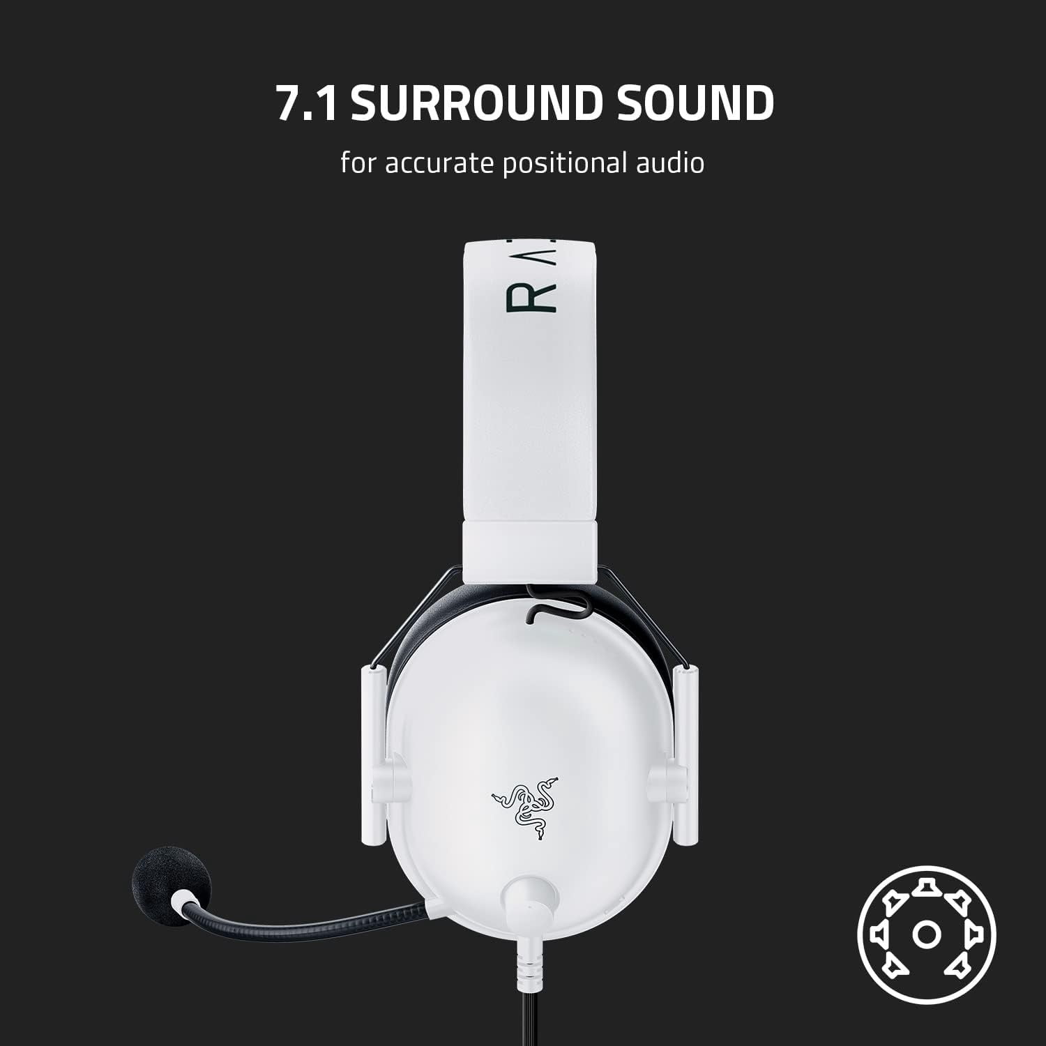 Razer BlackShark V2 X for PlayStation - Wired Esports Headset