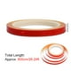 thumbnail image 5 of 2 rollos de pegatinas reflectantes para bicicleta, cinta adhesiva de seguridad para ruedas (roja), 5 of 10