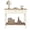 ANtique White & Natural, variant on AENKYO Vintage Console Table with Drawers - Distressed Entryway Sofa Table with Storage Shelf, Antique White