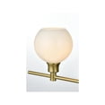 thumbnail image 4 of Living District Collier 4 Light Satin Gold And Frosted White Glass Wall Sconce, 4 of 8