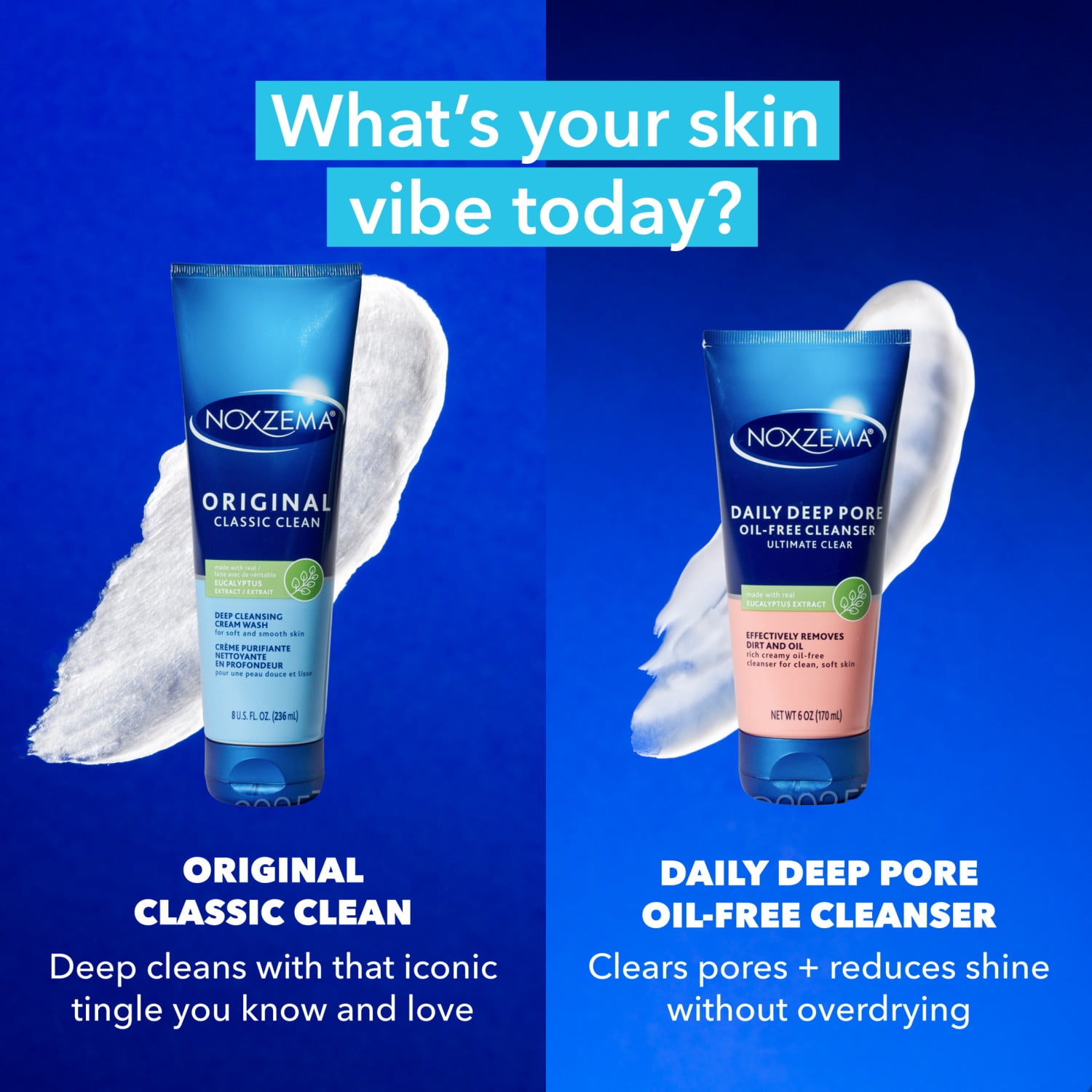 (2 pack) Noxzema Ultimate Clear Face Wash, Daily Deep Pore Cleanser – Deep Cleansing Face Wash, 6oz