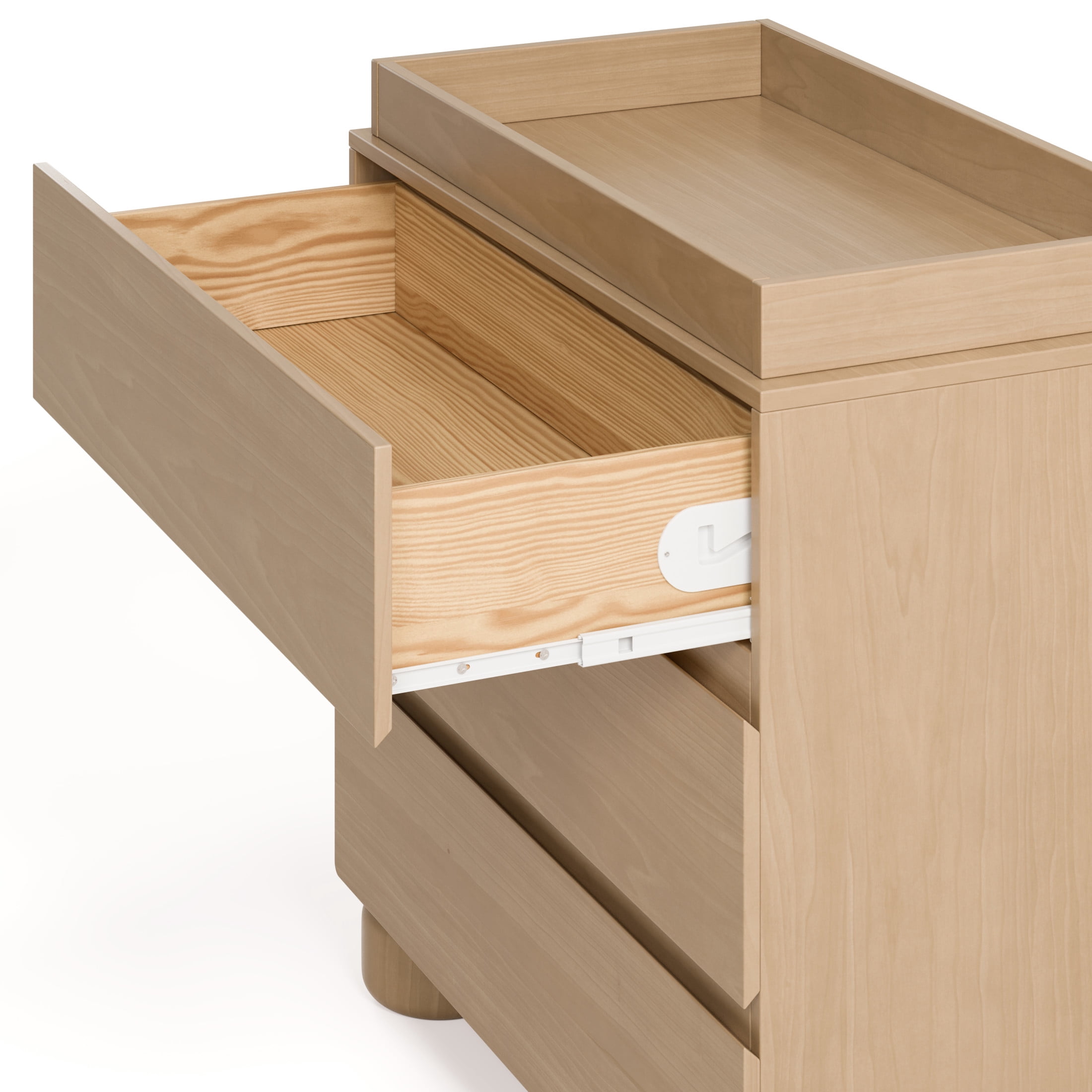 Art of Nursery by Storkcraft Sorrento 3 Drawer Chest with Changing Topper - Driftwood