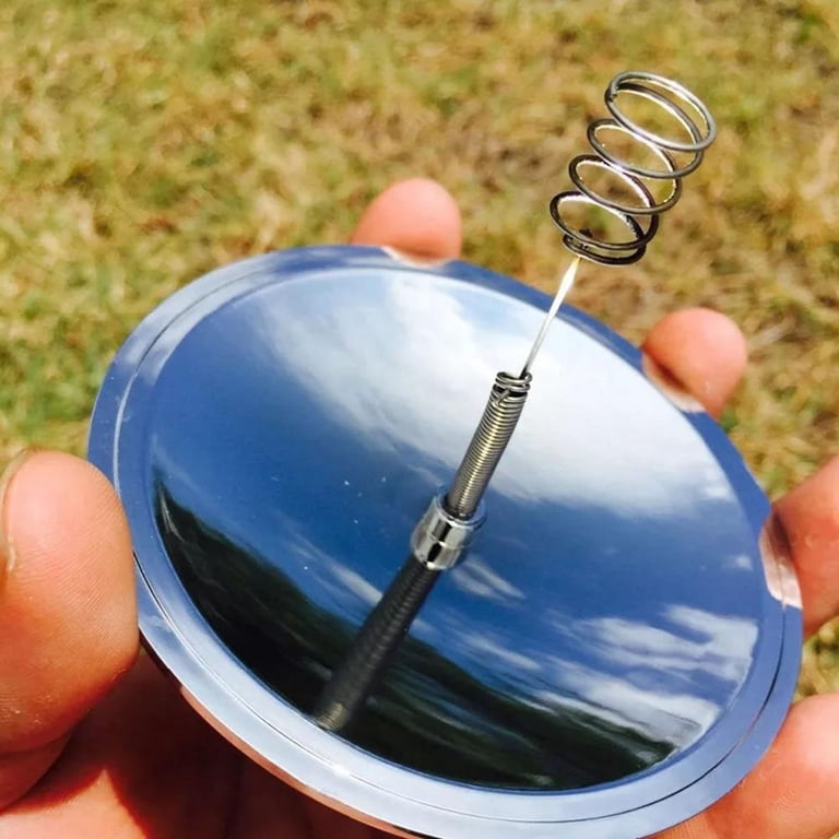 fankhu Solar Cigarette Lighter Multifunction Solar Flame Starter Windproof  Solar Spark Lighter Waterproof for Emergency Survival