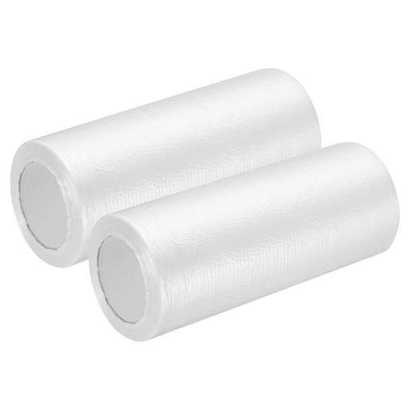 2 Rolls 9 x 52 Ft Plastic Drop Cloth, Waterproof Protective Masking Film or Protecting Furniture, Flooring