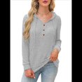 thumbnail image 1 of Suéteres de Mujer, Sudaderas con Capucha de Larga de Otoño, Sudaderas para Mujer, Ropa Informal Holgada de Moda Gris L, 1 of 6