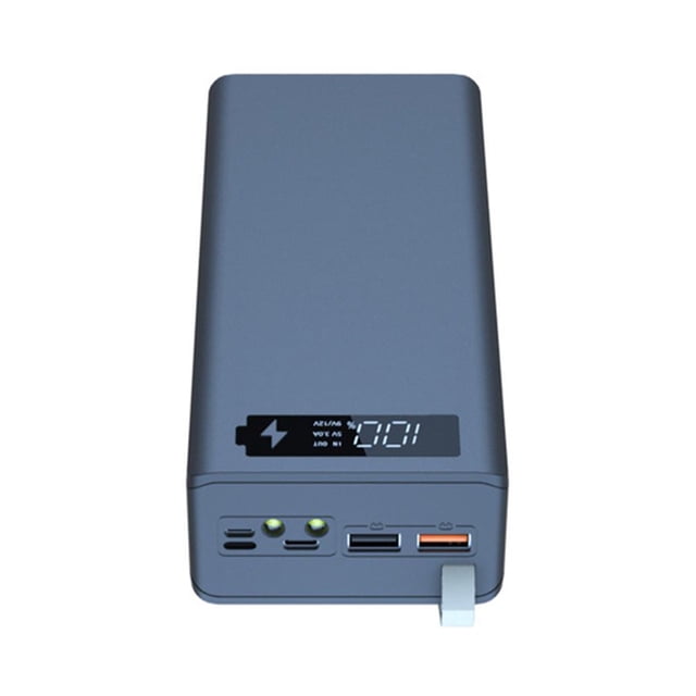 Dual USB Power Bank Case 16*18650 Battery Charger Box DIY Shell Kit LED INV