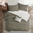 thumbnail image 2 of 6ix Tailors Nova Taupe Comforter & Pillow Sham Set. King, 2 of 5