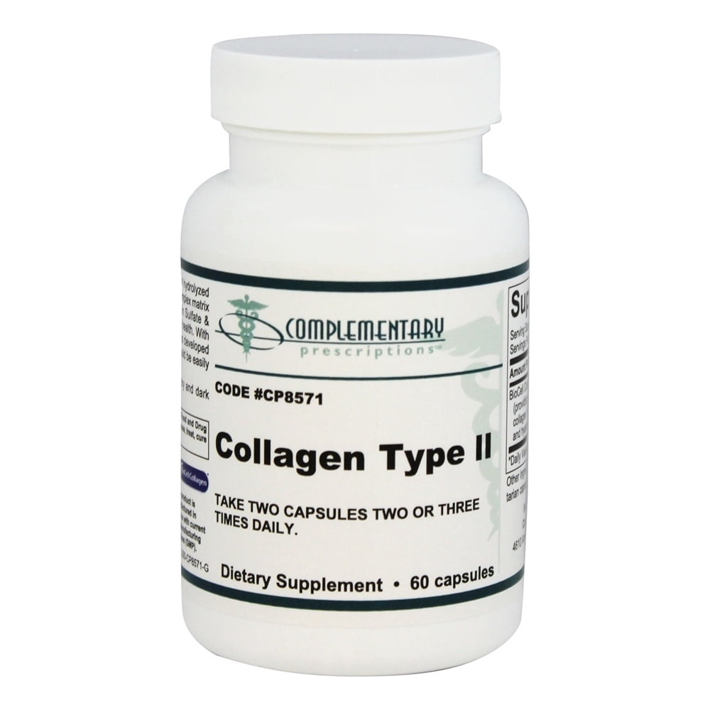 Complementary Prescriptions Collagen Type II 500 mg. 60 Capsules