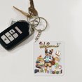 thumbnail image 4 of Welcome Australian Cattle Dog Back to School Vintage Retro Acrylic Keychain Heeler Lover Gifts Collar Charm Tag Keyring - 02012, 4 of 5