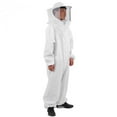 thumbnail image 4 of Comfortable Professional Beekeeper Suit with Hat for Male and Female White White XL, 4 of 9