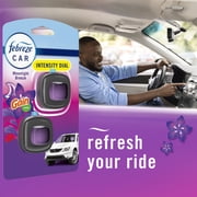 Febreze Car Air Freshener Odor-Fighting Car Vent Clip, Gain Moonlight Breeze, 3 Count