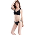 thumbnail image 3 of Ropa interior de algodón para mujer, braguitas de bikini con cobertura trasera completa, paquete de 4, 3 of 5