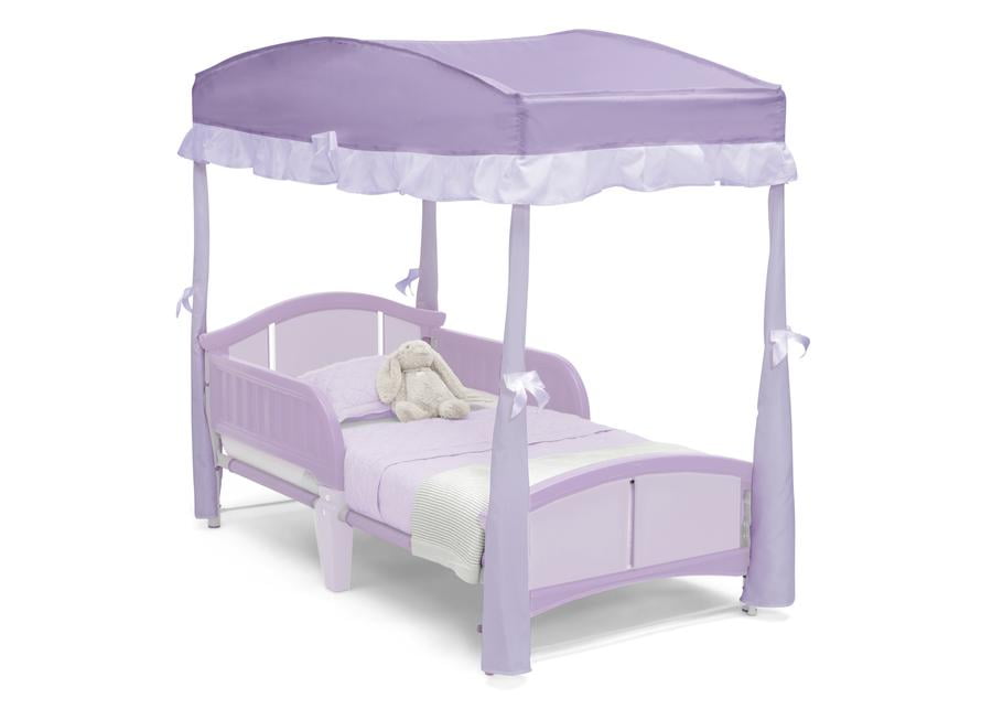 Delta Children Girls Canopy for Toddler Bed Purple 