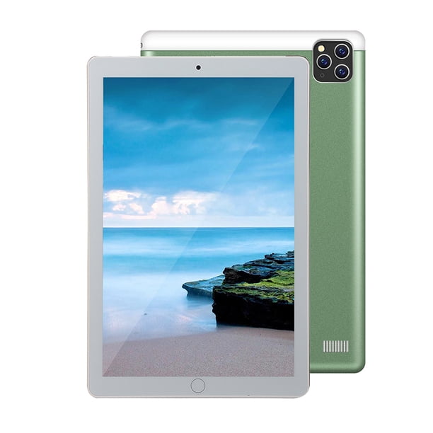 Tablet Y16PRO de 10.1 pulgadas con procesador MT6592 de ocho núcleos, pantalla HD 1280x800, 2GB RAM + 32GB almacenamiento, soporte para llamadas 2G/3G, color verde y blanco, versión americana.